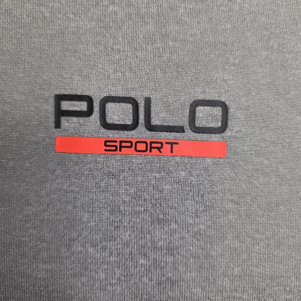 Polo Sport Ralph Lauren ThermoVent Performance 1/4 Zip Pullover Grey Men’s L